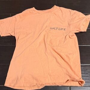 Salt Life Coral T-Shirt with Pocket